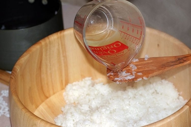 Rice Dressing with Sake