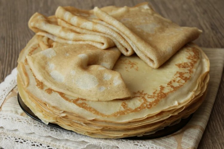 Kefir and Starch Pancakes