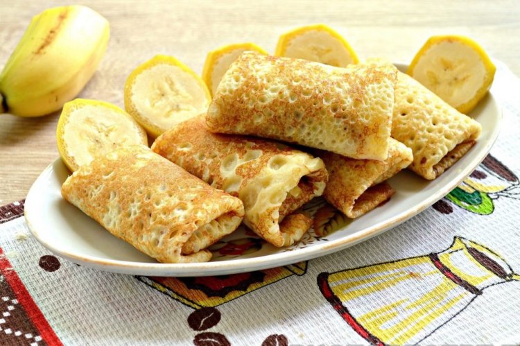 Kefir Pancakes with Banana