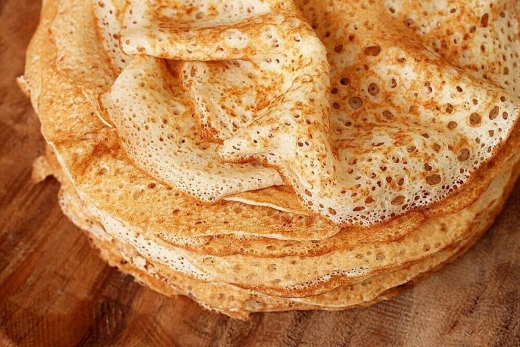 Kefir and Milk Pancakes