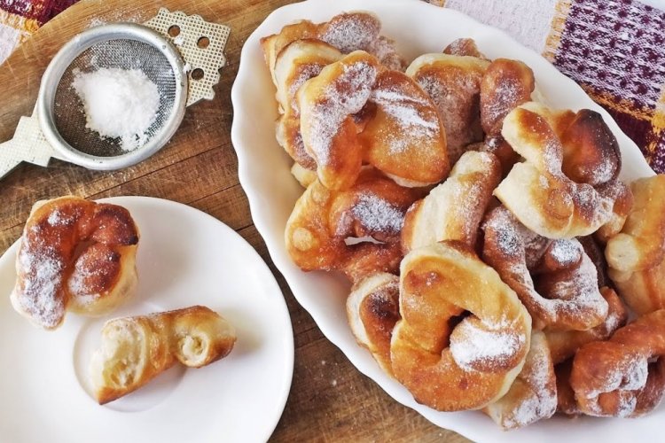 Krapfen mit Kefir und Backpulver
