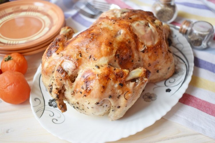 Gefülltes Hähnchen mit Quark und Tomaten
