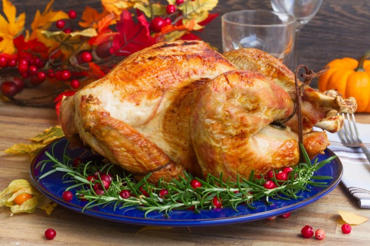 Hähnchen gefüllt mit Kürbis