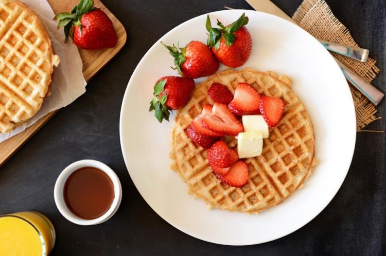 Belgische Waffeln mit Ricotta