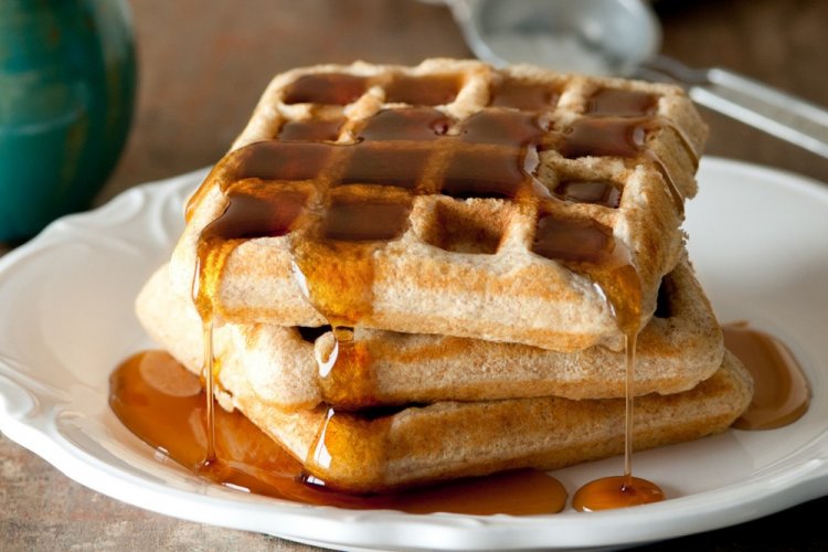 Belgische Waffeln aus Mandelmehl
