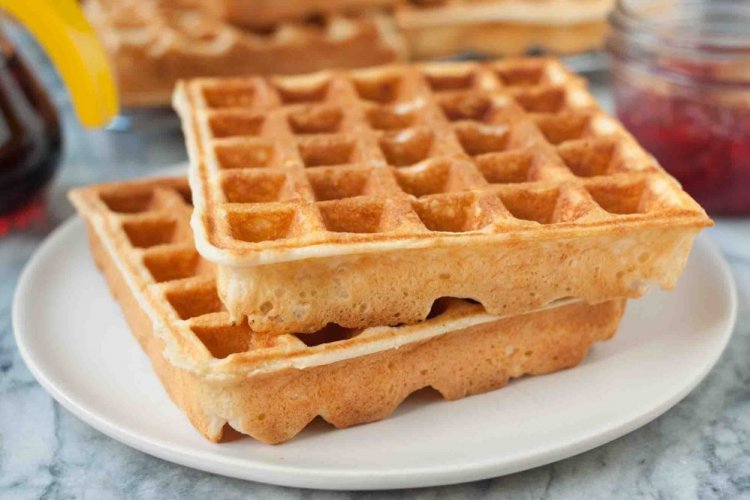 Luftige belgische Waffeln