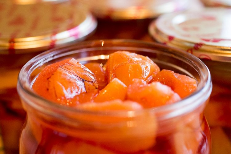 Quittenmarmelade mit Kürbis