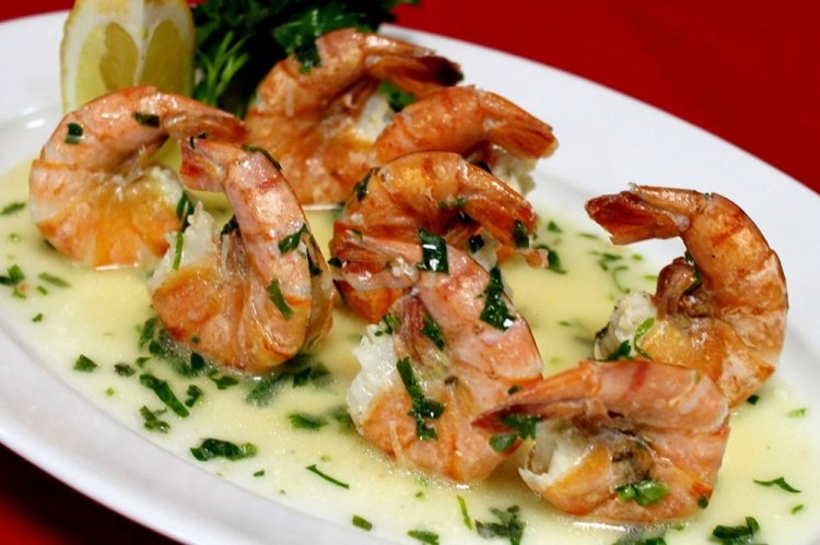 Fried Shrimp in Mustard Sauce
