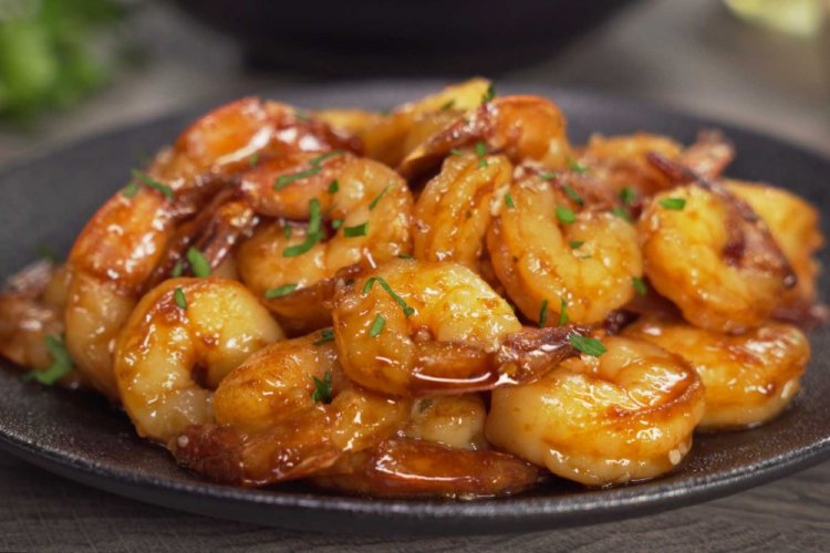 Fried Shrimp with Garlic and Soy Sauce