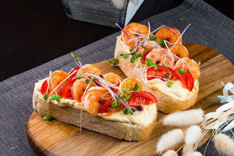15 besten Bruschetta-Rezepte mit Garnelen