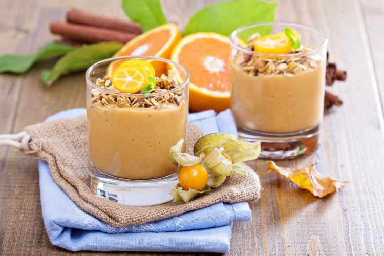 Batido detox de calabaza y pomelo