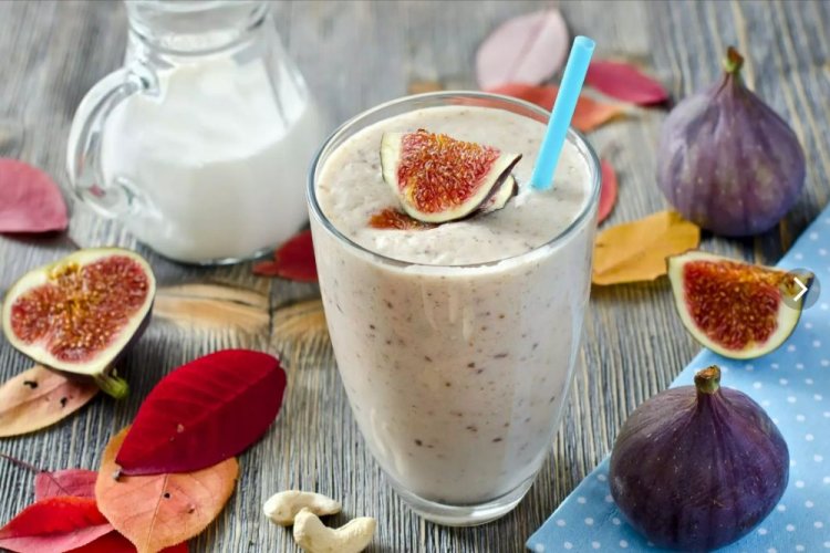 Feigen-Bananen-Smoothie mit Kokosmilch