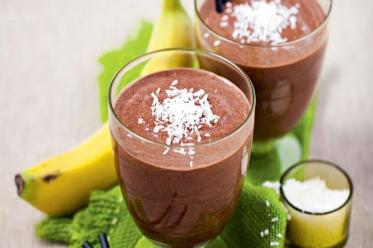 Schokoladen-Smoothie mit Banane