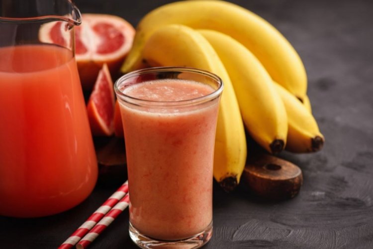 Grapefruit-Bananen-Smoothie