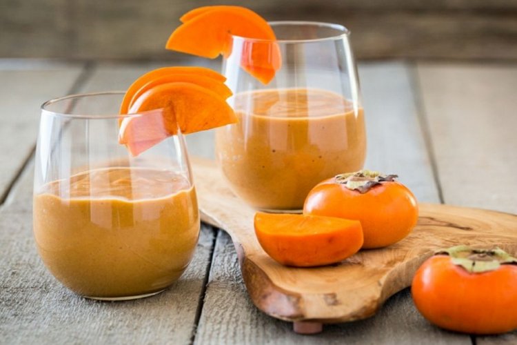 Kaki-Bananen-Smoothie