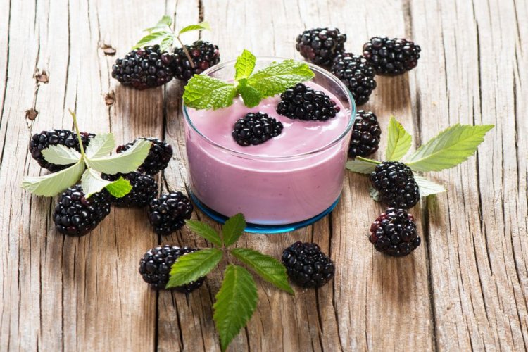 Brombeer-Joghurt-Smoothie