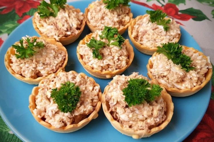Thunfisch-Tartelettes mit Eiern