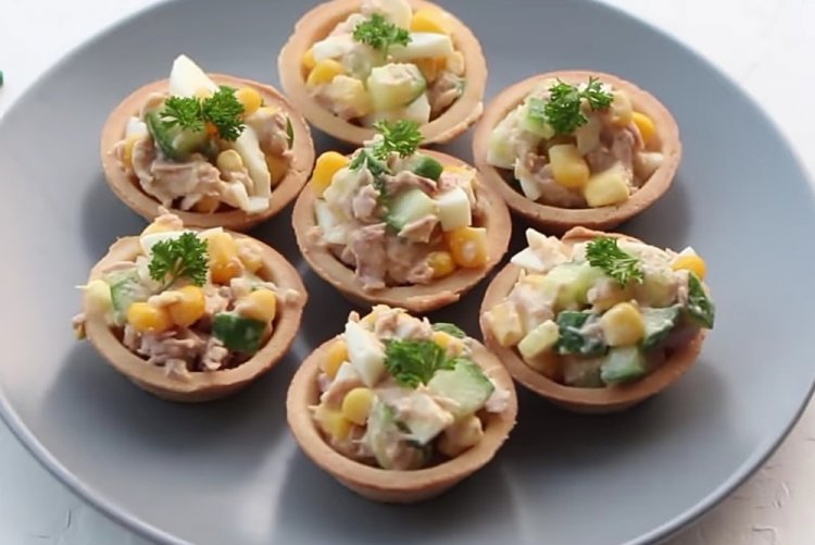 Thunfisch-Tartelettes mit Mais