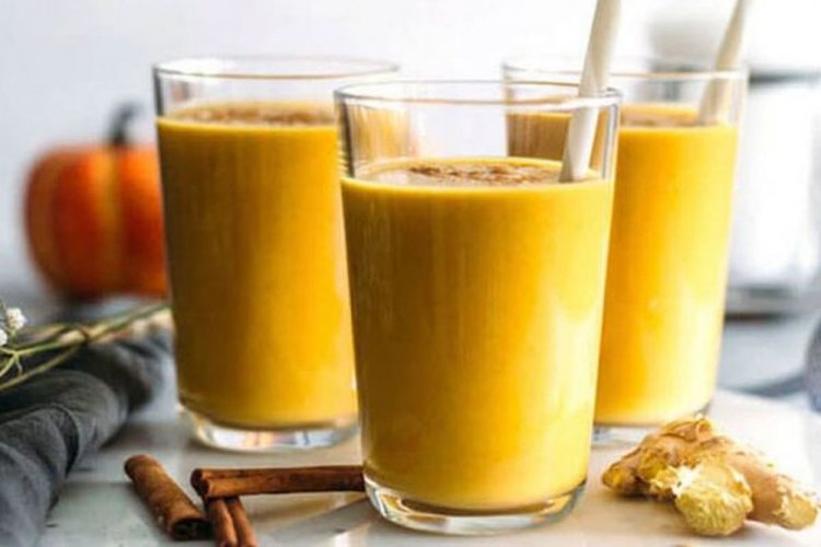 Batido de calabaza con jengibre y canela