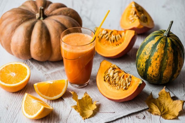Batido de calabaza y naranja