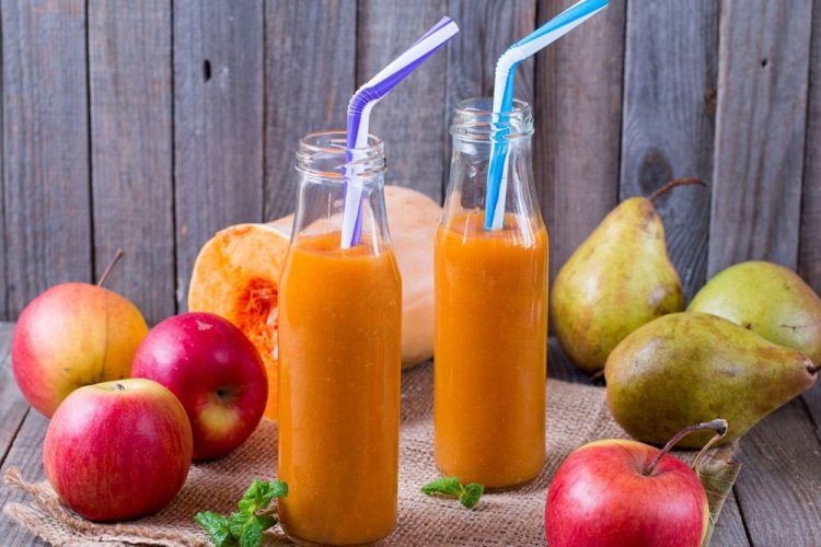 Batido de manzana, calabaza y pera