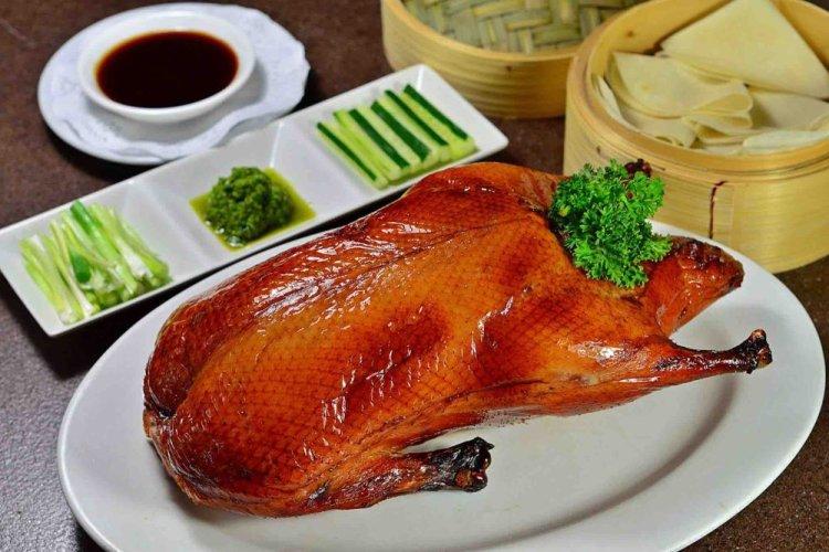 Peking-Ente mit Orangensaft