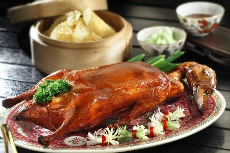 Peking-Ente in Apfelsauce