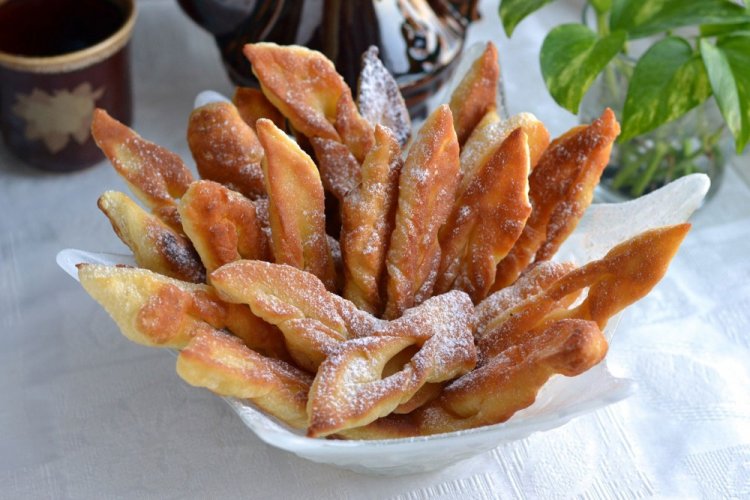 Hvorost con kéfir y bicarbonato de sodio