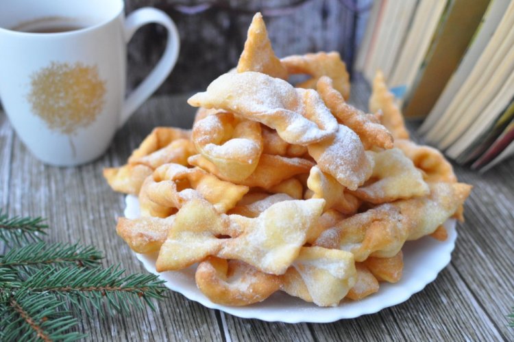 Hvorost con kéfir y margarina
