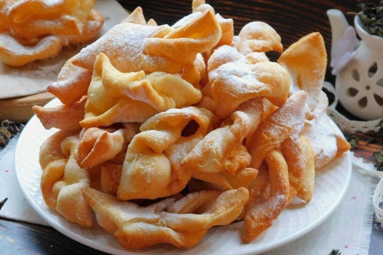 Hvorost con kéfir y leche
