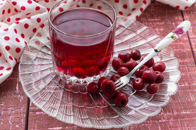 Compota de cereza congelada
