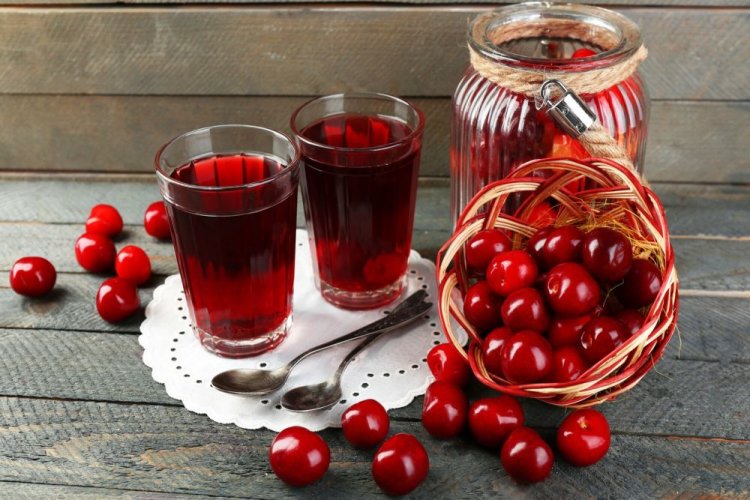 Compota de cereza sin azúcar