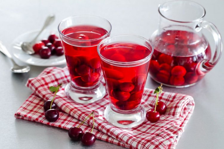 Compota de cereza con vainilla