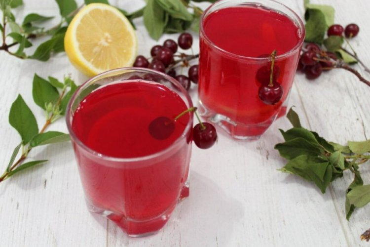 Compota de cereza con limón