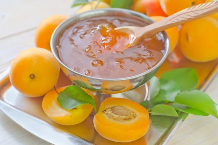 Mermelada de albaricoque con agar-agar