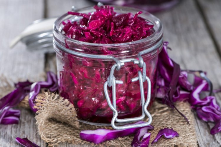Rotkohl für den Winter