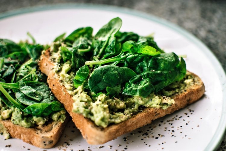 Sandwiches mit Rucola, Avocado und Frischkäse