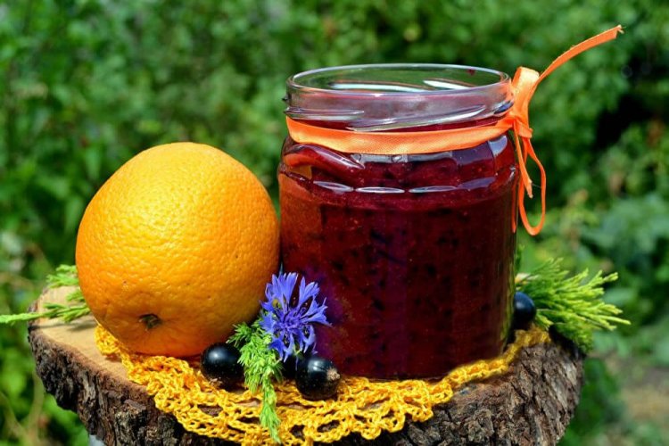 Orange and Blackcurrant Jam