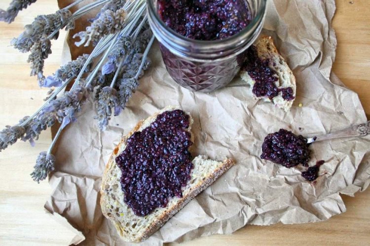 Blueberry and Lavender Jam