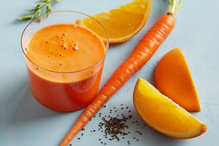 Karotten-Orangen-Smoothie mit Kurkuma