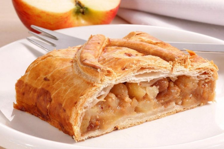 Strudel de manzana y pera