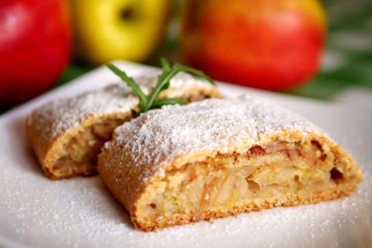 Strudel de manzana y miel