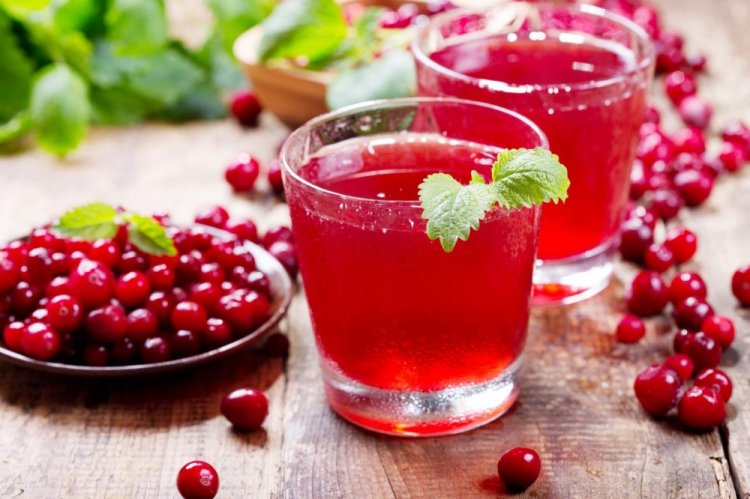 Jugo de arándano rojo cocido