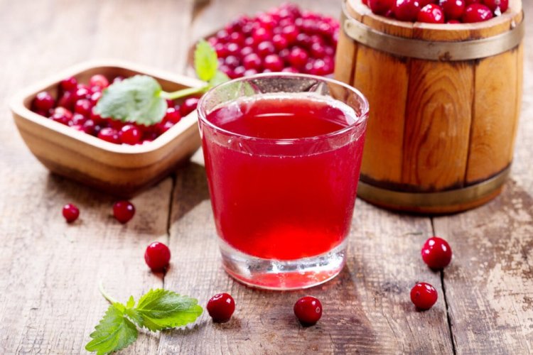 Jugo de arándano rojo congelado