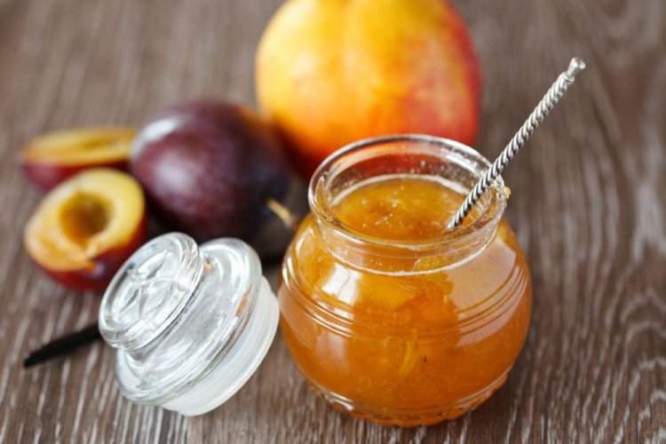Peach and Plum Jam