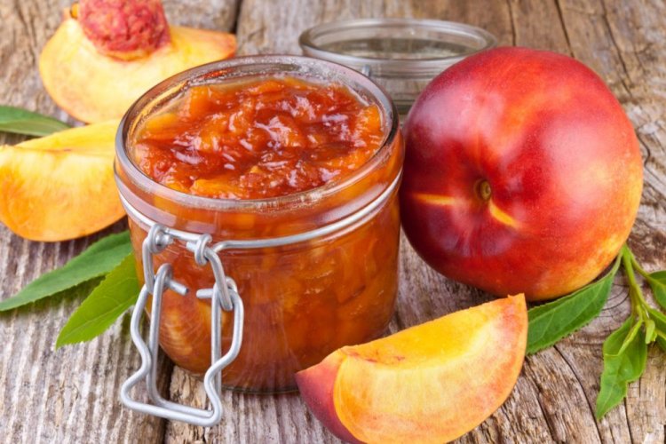 Pitted Peach Jam