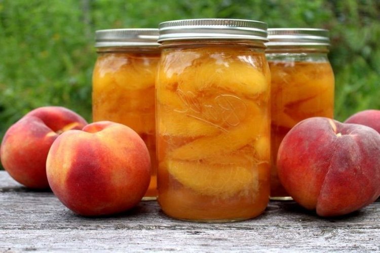 Peach Jam with Lemon Juice