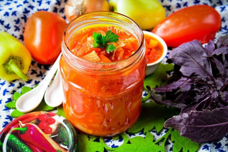 Lecho with Citric Acid for Winter