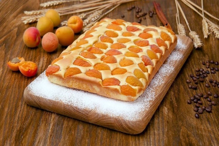 Tarta clásica de albaricoque