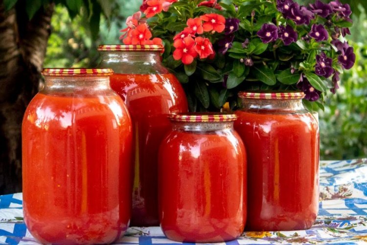 Tomato Juice with Citric Acid and Salt